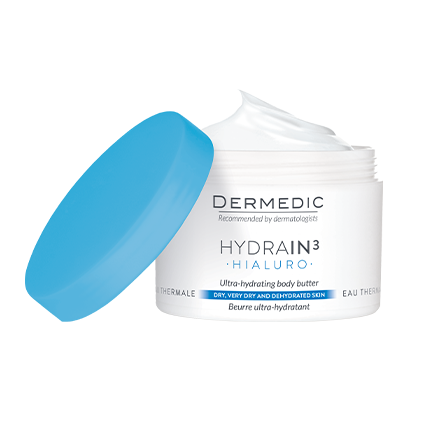 1005 DERMEDIC HYDRAIN3 ULTRA-HYDRATING BODY BUTTER -225ML - Image 1